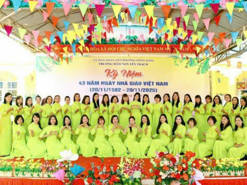 Tham luận trường mầm non Yên Trạch